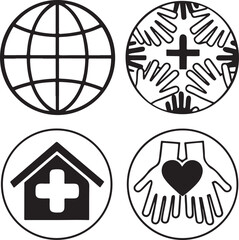 Fototapeta premium Versatile geometric design with a spectrum of colors and bold typography