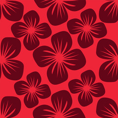 seamless pattern with flowers