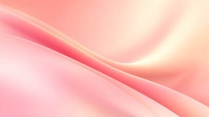Soft flowing pastel pink and cream colored fabric with gentle waves and highlights creating a smooth elegant textured background