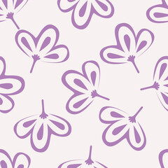 seamless pattern with flowers