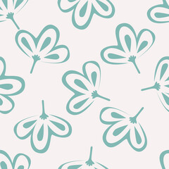 seamless pattern with flowers