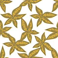 seamless pattern with flowers