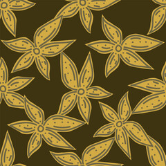 seamless pattern with flowers