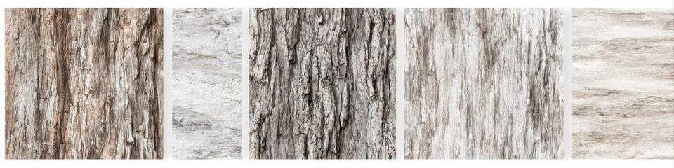 Gray wood-grain textures