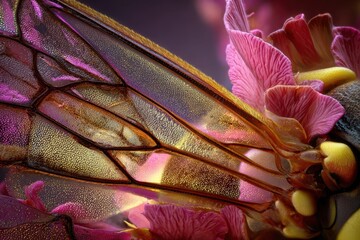 Magnificent Insect Wing Detail