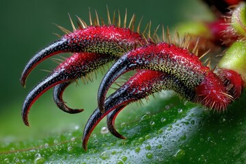 Intricate Botanical Detail of a Flower