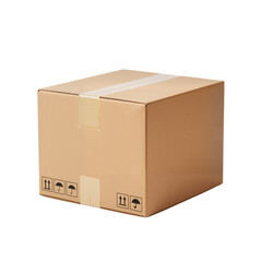 Neatly Wrapped Cardboard Box &ndash; Simple, Secure, and Ready to Ship