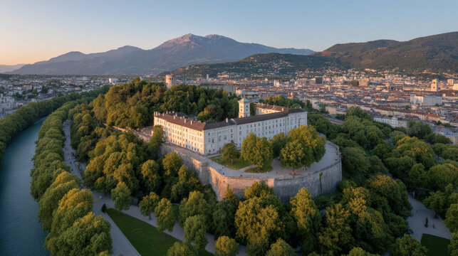 view of the alhambra granada spain