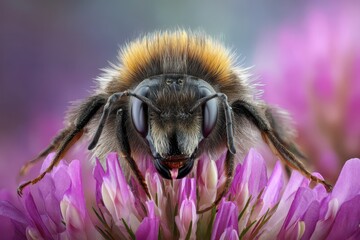 Close-up of a bee on a flower
