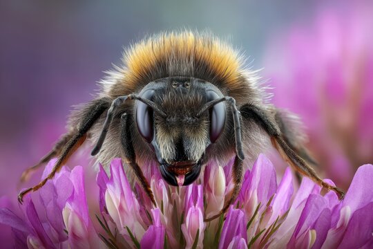Close-up of a bee on a flower