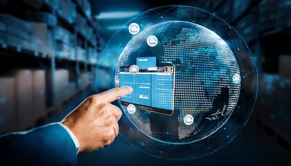 global e commerce site with real time inventory updates close up on product availability and restocking alerts