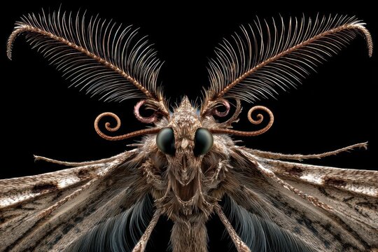 Magnificent Macro Moth Detail - Powered by Adobe