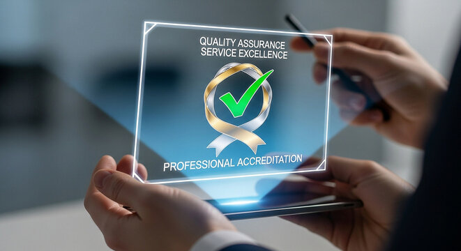 Quality assurance service excellence professional accreditation certification process