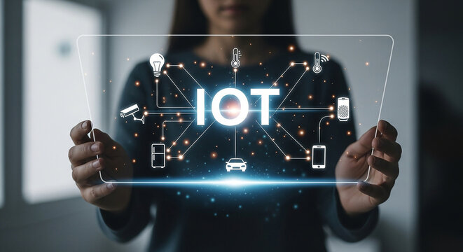 Iot internet of things technology concept smart devices connected digital transformation innovation future