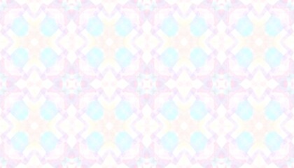 Delicate, pastel-toned, geometric pattern