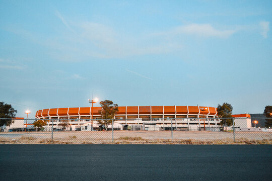 Quer&eacute;taro, Quer&eacute;taro, Mexico on February 3, 2019. Estadio Corregidora, Home of the Gallos Blancos Soccer Club.