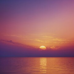 Gradient Orange Sunset Background for Warm Designs