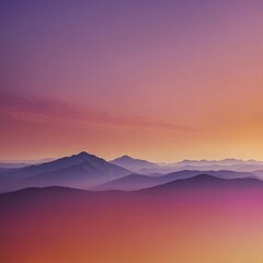 retro-style gradient background inspired by 80s sunset palettes, blend of magenta, orange, and purple tones, soft glow