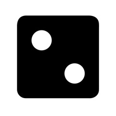 Dice solid icon vector illustration