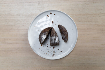 Sourdough bread slices on a plate.