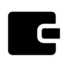 Fototapeta premium Wallet upload outline icon vector illustration