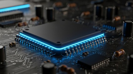 Blue chipset processor 
