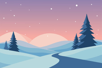 Naklejka premium soft pastel christmas background with gentle snow.eps