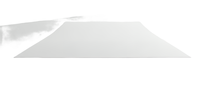 Abstract Shape of a Flat Sheet of Material.