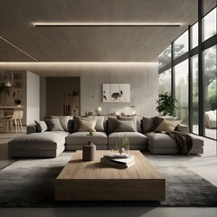 Obraz premium modern living room