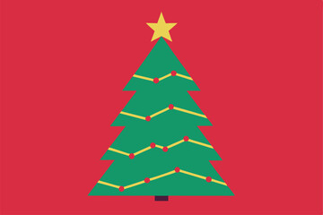 stylized christmas tree outline with zigzag lines (1).eps