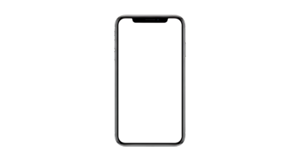 Modern Smartphone Mockup with Empty Screen 5.