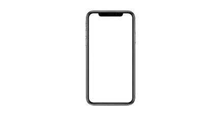 Modern Smartphone Mockup with Empty Screen 4.