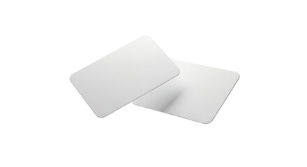 Two Blank Rectangular Mockup Cards.