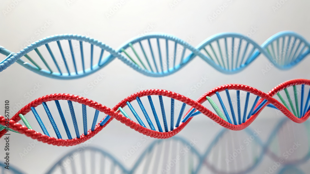 Poster rsv concept ,dna strands display intricate patterns, showcasing genetic diversity and complexity in 