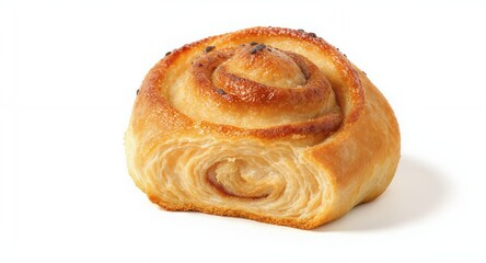 Freshly Baked Pastry Swirl with Poppy Seeds