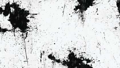 Abstract grunge black and white distressed texture background. Grunge overlay background. Monochrome Texture.