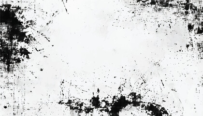 Abstract black and white grunge texture with scratched surface. Grunge distressed texture. Monochrome grunge texture.