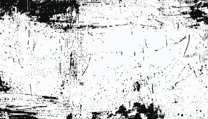 Abstract black and white grunge texture with scratched surface. Grunge distressed texture. Monochrome grunge texture.