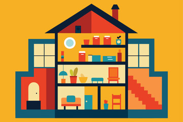 interior layout of multi story house   (1).eps