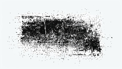 Distressed Grunge Grainy Stamp Texture. Grunge Grainy Noise Texture. Monochrome Vintage Grunge Texture.  