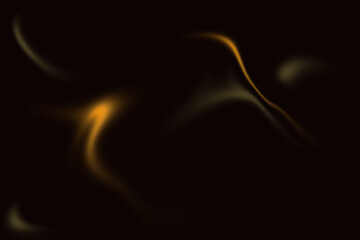 Abstract Neon Light Wave: Abstract Colored Flowing Lines on Black Background