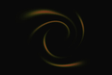 Abstract Neon Light Wave: Abstract Colored Flowing Lines on Black Background