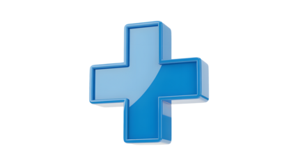Medical plus sign, symbol for healthcare, medicine, and emergency services