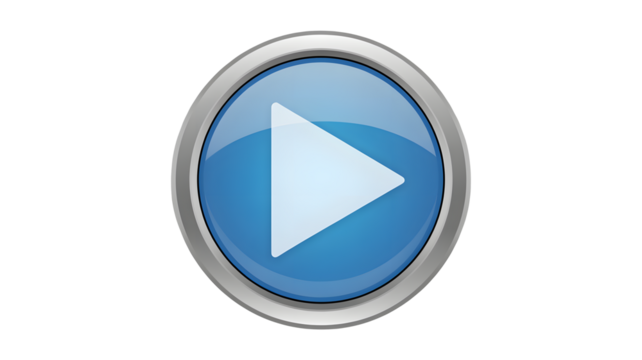 Start your engines, get ready, play the music with this elegant play button
