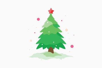watercolor christmas tree background with splashes (1).eps