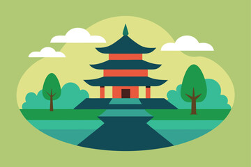 zen style japanese garden plan illustration   (1).eps