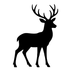 Silhouette of a deer