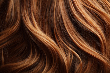 Fototapeta premium Elegant background featuring flowing long hair strands. Perfect for haircare ads, beauty tutorials, fashion visuals, and salon branding