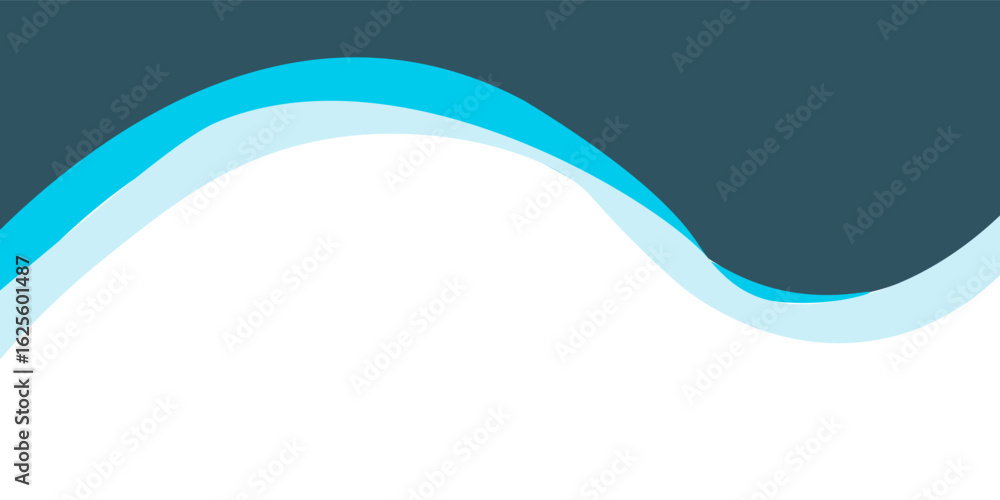Poster abstract wave pattern in blue tones for background and design.vector eps 10