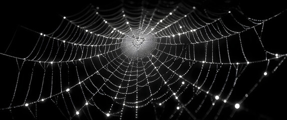 Spider web vector illustration